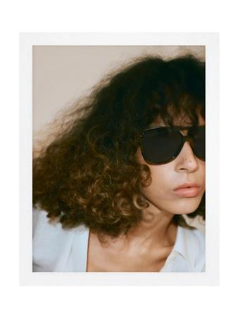 MANGO - Resin Frame Sunglasses Dark Brown