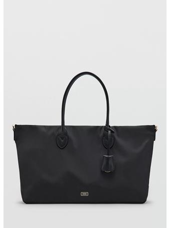 MANGO - Shopper Bag With Double Handle black