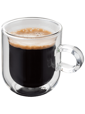 JUDGE  - Double Walled Glassware 2-Piece Espresso Glass Set CLEAR