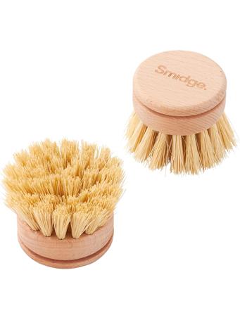 SMIDGE - Wooden Dish Brush Replacement Head Set NOVELTY