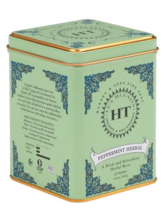 HARNEY & SONS - HT Tin - Peppermint Herbal Tea - 20 Sachets NO COLOUR