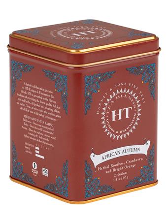 HARNEY & SONS - HT Tin - African Autumn Tea - 20 Sachets NO COLOUR