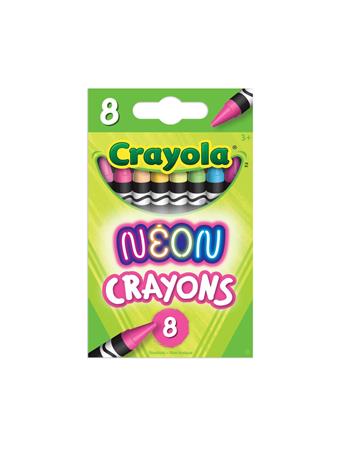 CRAYOLA - Neon Crayons - 8 Count NO COLOR