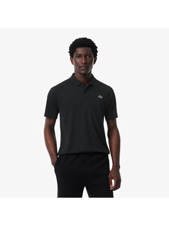 LACOSTE - Regular Fit UV Protect Sport Polo Shirt BLACK