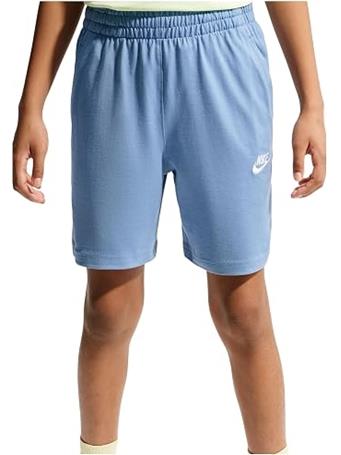 NIKE - Sportswear Club Big Kids' 6" Knit Shorts Work Blue/White