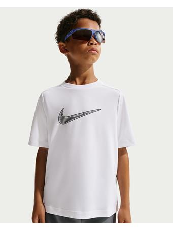 NIKE - Multi Big Kids' (Boys') Dri-FIT Short-Sleeve Training Top WHITE