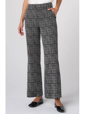 LIVERPOOL - Ankle Flare Trouser W/ Slit Hem blk/mlt twd prt