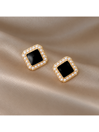 YIWU NIHAO JEWELRY  - Modern Style Earrings BLACK
