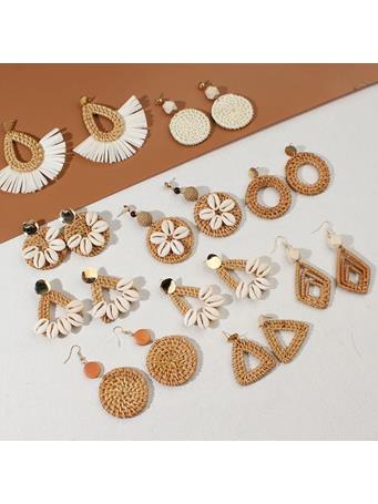 YIWU NIHAO JEWELRY  - Geometric Casual Style Earrings  NEUTRAL