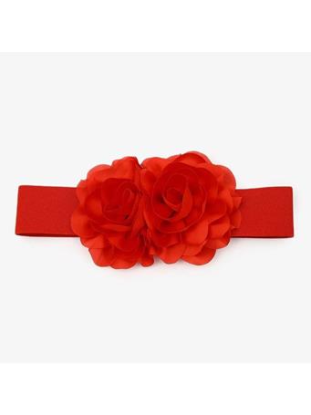 YIWU NIHAO JEWELRY  - Floral Belt RED