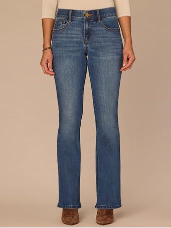 DEMOCRACY - "Ab"solution High Rise Itty Bitty Boot Jeans in Blue Artisanal BLUE ARTISANAL