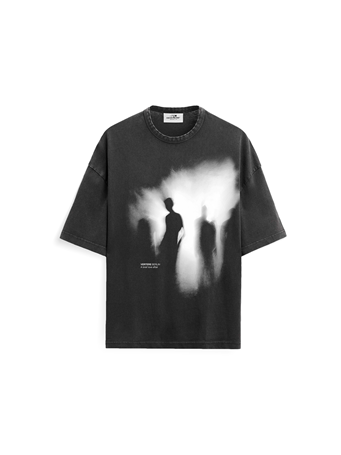 VERTERE-BERLIN - Anonymity T-shirt WASHED BLACK
