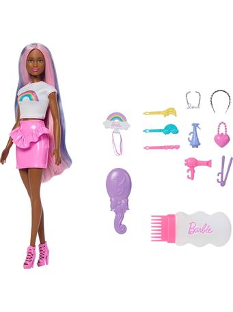 MATTEL - Barbie Rainbow Sparkle Hair Doll NO COLOR