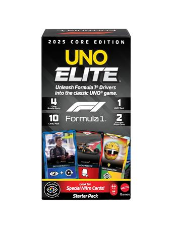 MATTEL - UNO Elite Formula 1 2025 Core Edition Starter Pack NO COLOR