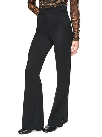 DKNY - Women's Wide Leg Ponte Pants BLACK