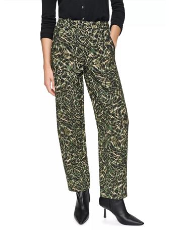 DKNY - Women's Leopard Print Pants FOREST LEOPARD