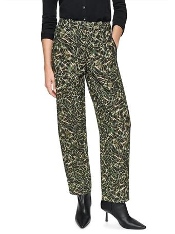 DKNY - Women's Leopard Print Pants FOREST LEOPARD