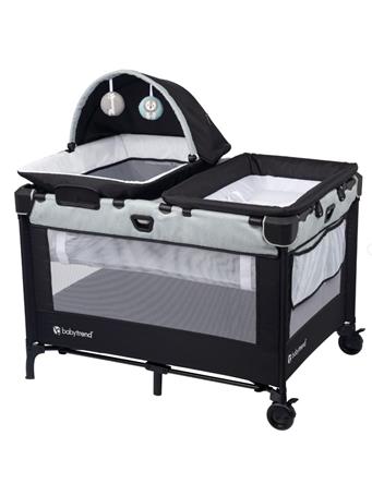 MEDIX WHOLESALERS - Nursery Den Playard With Snooze Pod & Flip Over Changer BLUE