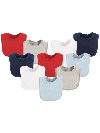 BABYVISION - Luvable Friends Cotton Terry Bibs MULTI