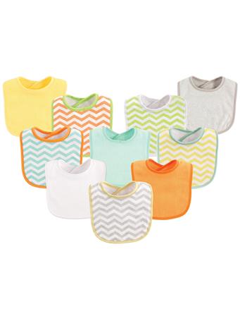 BABYVISION - Luvable Friends Cotton Terry Bibs MULTI