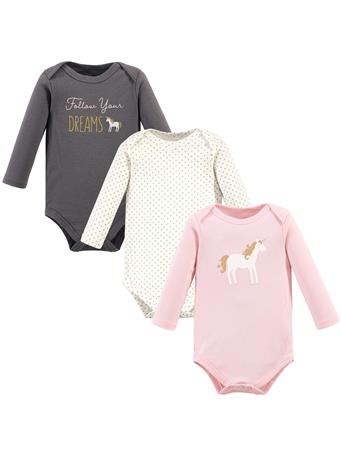 BABYVISION - Hudson Baby Cotton Long-Sleeve Bodysuits MULTI