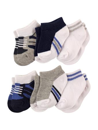BABYVISION - Luvable Friends Newborn and Baby Socks Set BLUE