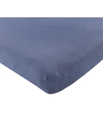 BABYVISION - Hudson Baby Cotton Fitted Crib Sheet NAVY
