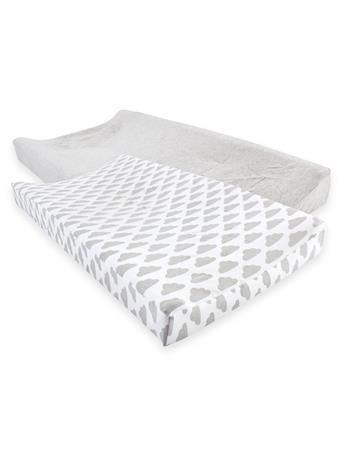 BABYVISION - Hudson Baby Cotton Changing Pad Cover GREY