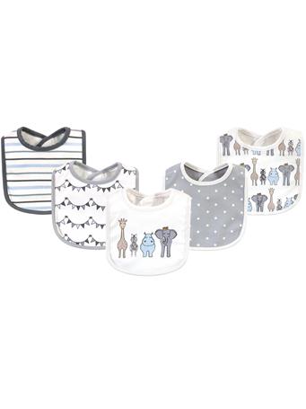 BABYVISION - Hudson Baby Cotton Bibs GREY