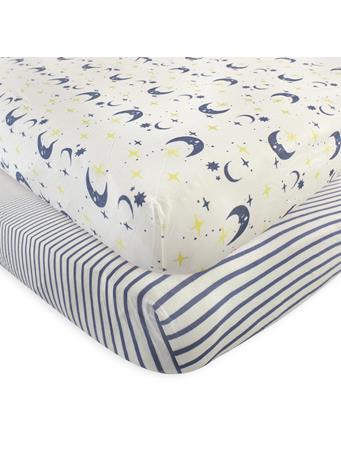 BABYVISION - Touched by Nature Organic Cotton Crib Sheet NAVY
