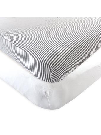 BABYVISION - Touched by Nature Organic Cotton Crib Sheet WHITE