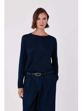 CORTEFIEL - Fine Knit Sweater NAVY
