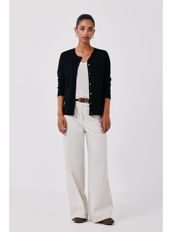 CORTEFIEL - Basic Knit Jacket BLACK