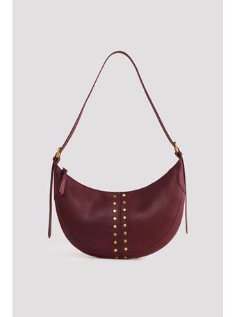 CORTEFIEL - Studded Shoulder Bag WINE