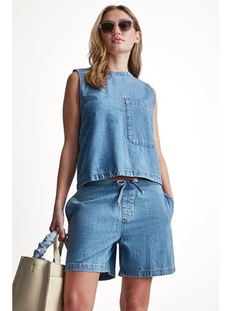DKNY - Sleeveless Denim Top GPV - PALADINO