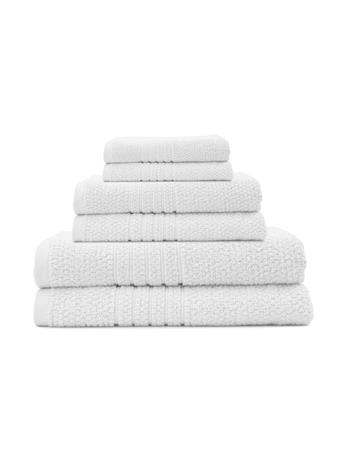 SOFTEE - 10Pc. Towel Set WHITE