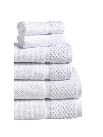 ESPALMA - Diplomat 6Pc. Turkish Cotton Towel Set WHITE