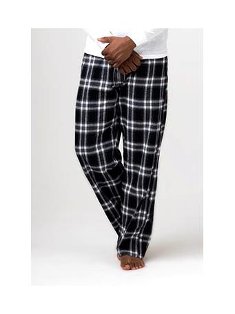 SLEEPGOOD - Flannel Pajama Pant BLACK WHITE PLAID