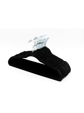 CREATIVE CLOSET - 30 Velvet Suit Hangers BLACK