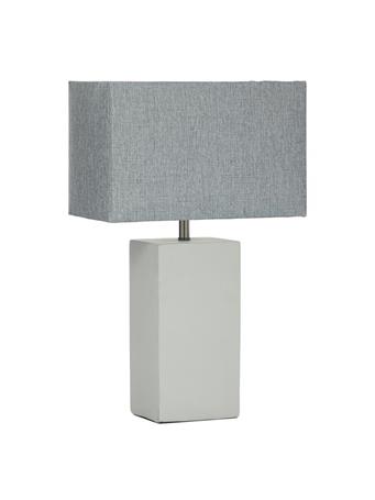 UMA - Gray Table Lamp 23" WHITE