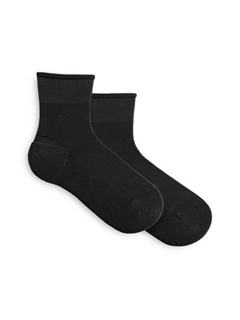 HUE - Sportie Shortie Sneaker Sock BLACK
