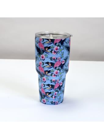 32?N - Stainless Steel Vacuum Insulated 30oz Tumbler with Slider Lid - Blue Flamingo No Color