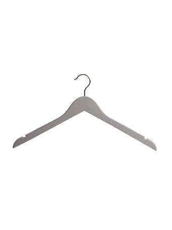 STORAGE ESSENTIALS - Hangar 5 Piece Wood Shirt With Out Bar GREY