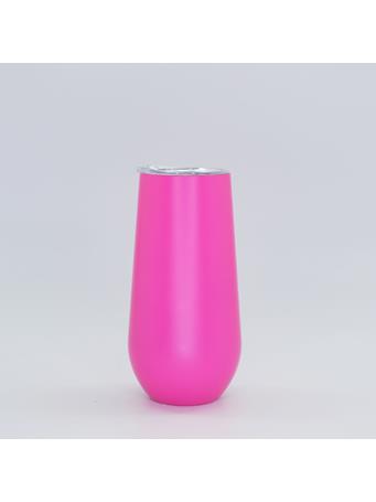 32°N - Stainless Steel Vacuum Insulated 6oz Champagne Tumbler with Lid HOT PINK