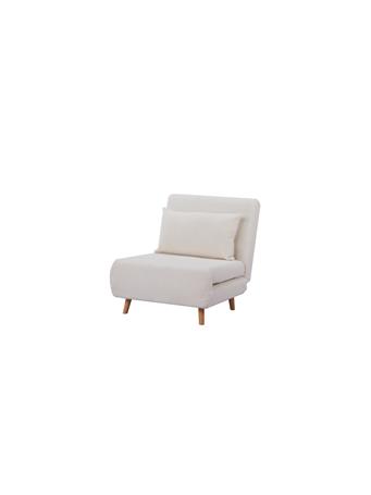 PARK SLOPE - Boucle Convertible Sleeper Chair IVORY
