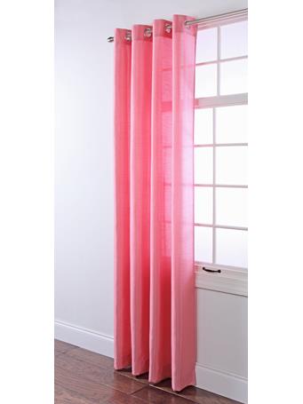 STYLEMASTER - Chelsea Faux Silk Panel CORAL