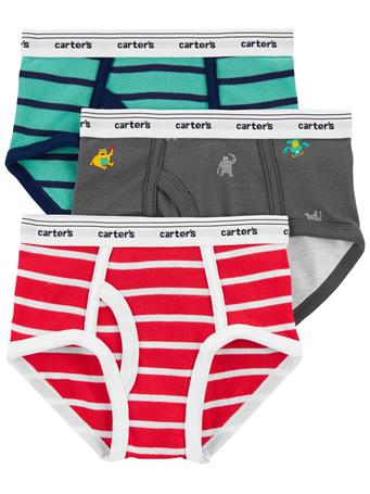 CARTER'S - 3-Pack Cotton Briefs NOVELTY