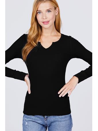 ACTIVE BASIC - Thermal Notched Neck BLACK