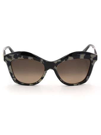 SALVATORE FERRAGAMO - Modern Rectangle Frame Sunglasses BLACK
