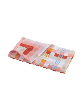 PINKADINKADEW - Daphne Check Towel Collection CORAL